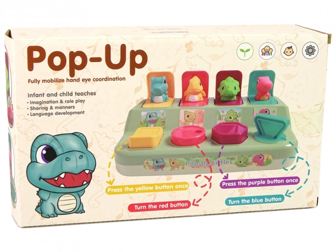 Odlatujące Dinozaury Pop-up Arcade Toy dla maluchów