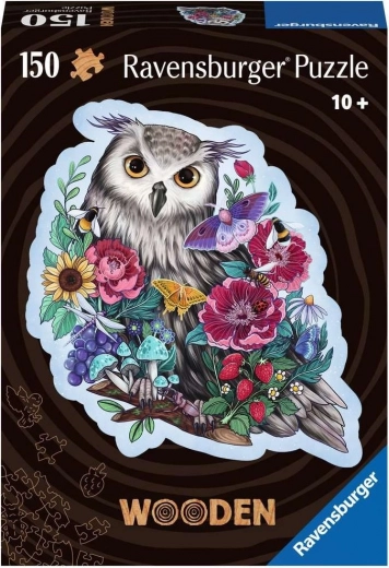 Drewniane puzzle Tajemnicza sowa 150 elementów RAVENSBURGER