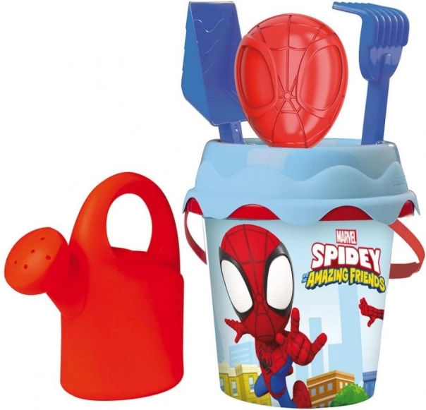 Wiaderko z akcesoriami 17 cm SPIDEY