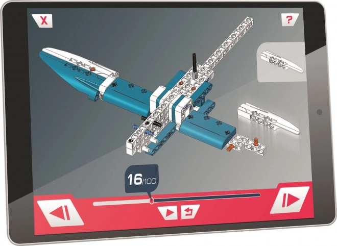 CLEMENTONI Science&Play Laboratorium Mechaniczne Samoloty i Śmigłowce 10w1