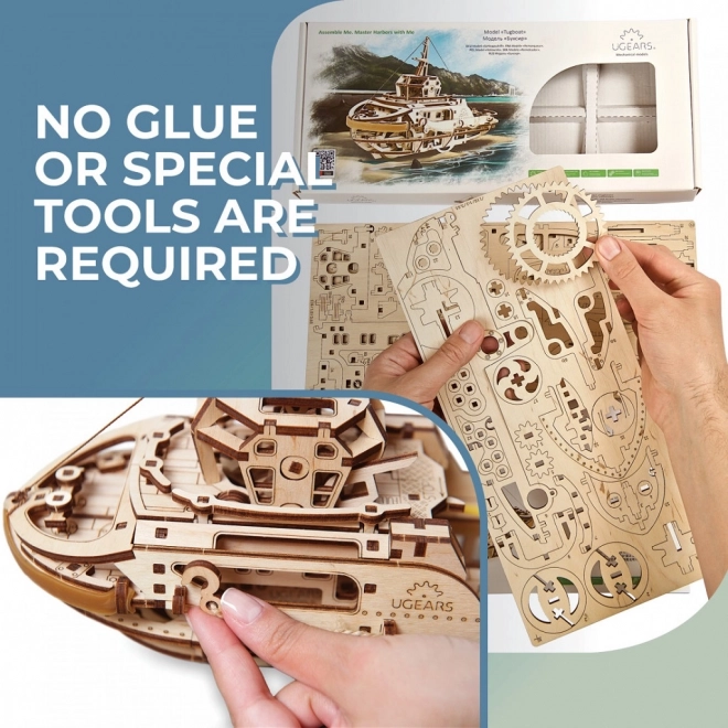 Ugears 3D puzzle - Holownik 169 elementów
