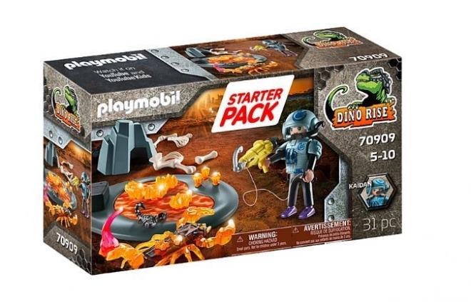 DINO Rise 70909 Zestaw Startowy Walka z ognistym skorpionem