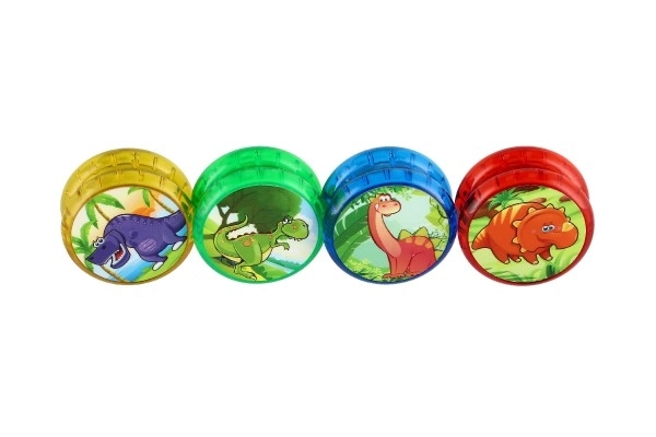 Jojo dinozaury świecące plastik 6cm na baterie mix rodzajów 12 sztuk w pudełku