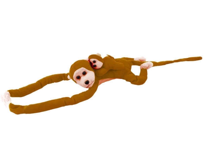 Maskot małpa pluszowa ciemnobrązowy 90 cm