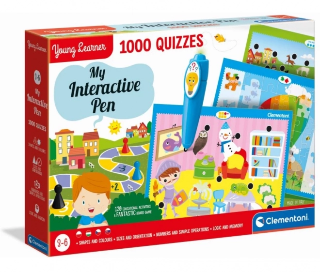 CLEMENTONI Gra edukacyjna: Moje interaktywne pióro 1000 quizów