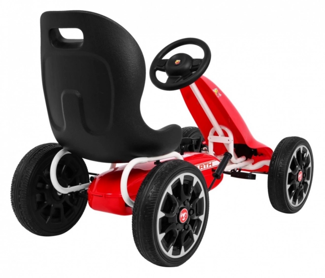Gokart licencjonowany ABARTH czerwony
