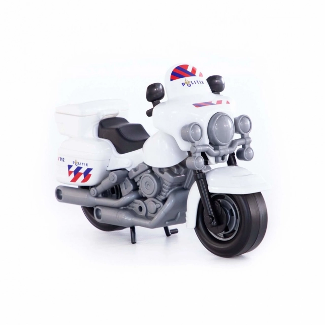 Policyjny motocykl dla maluchów Polesie Biały 71682