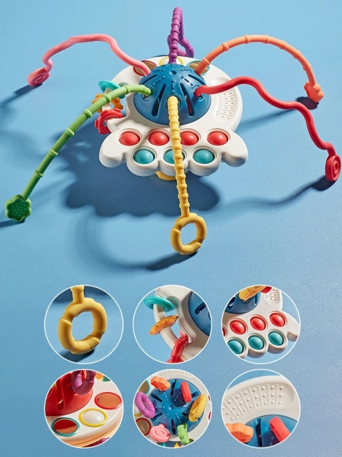 Montessori sensoryczna zabawka gryzak dla dzieci od 0 lat