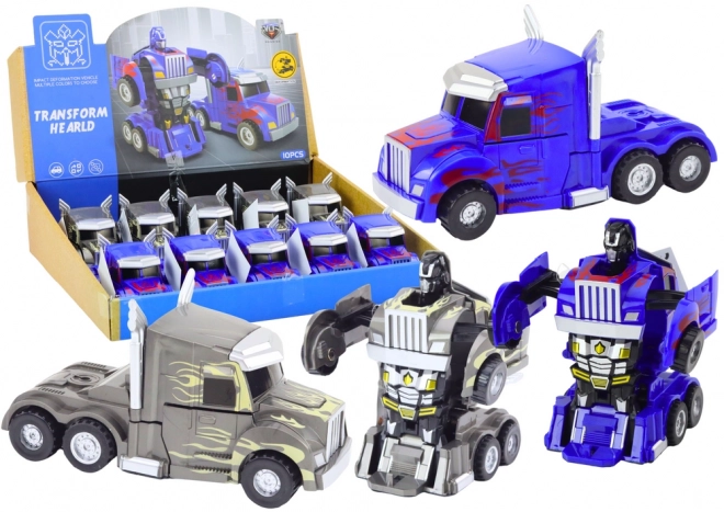 Auto-robot ciężarówka 2w1 robot 2 kolory