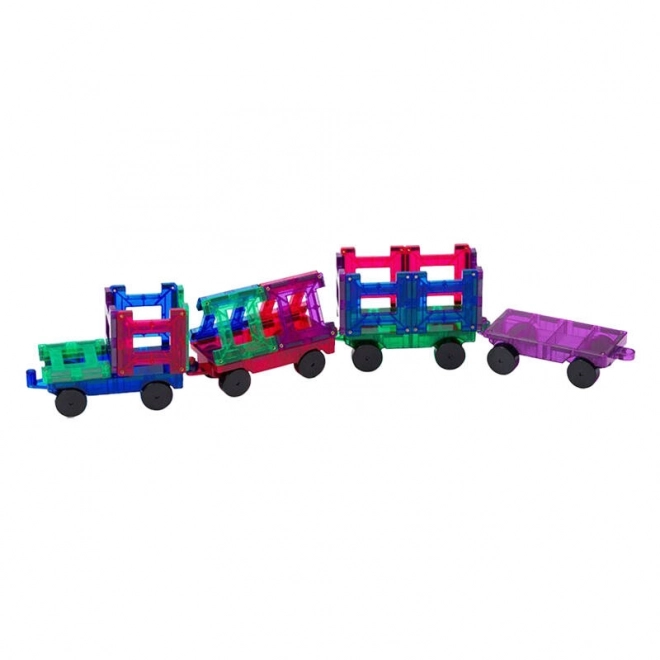 Playmags 3D magnetyczne klocki kolejowe – zestaw 20 elementów
