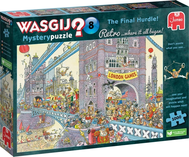 JUMBO puzzle WASGIJ Mystery 8: Ostatnia przeszkoda 1000 części