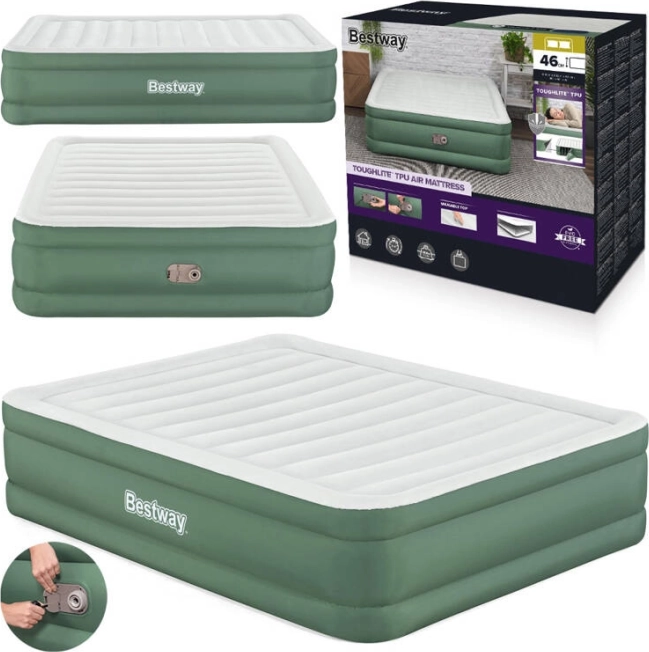 Bestway Samopompujący Podwójny Materac Dmuchany 203x152x46 cm