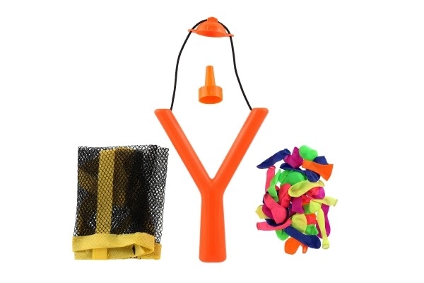 Proca z balonami wodnymi 36szt. plastik 14x19cm 2 kolory w woreczku