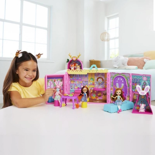 Domek dla lalek Enchantimals Friendship house z meblami i akcesoriami