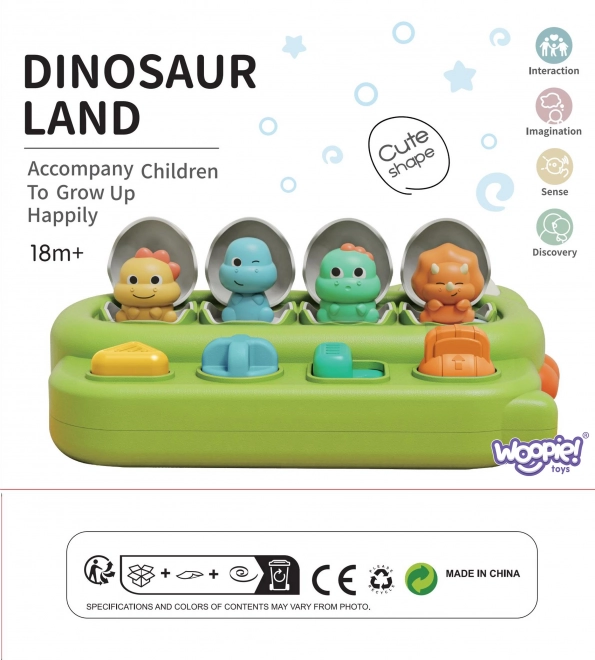 Edukacyjna zabawka Woopie wyskakujące dinozaury