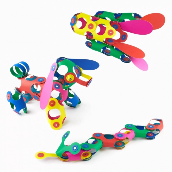 Tęczowe magnetyczne puzzle Clixo, 42 elementy