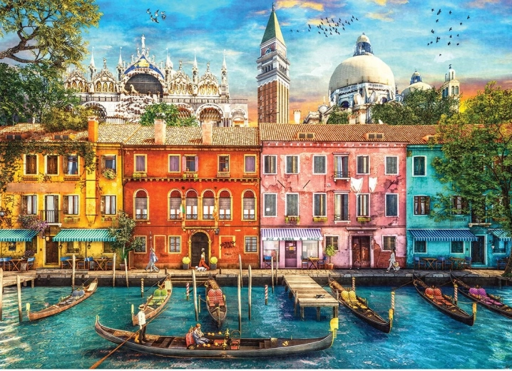 GIBSONS Puzzle Kolory Wenecji 1000 elementów