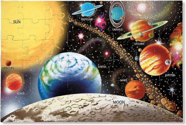 Puzzle podłogowe Układ Słoneczny 48 elementów