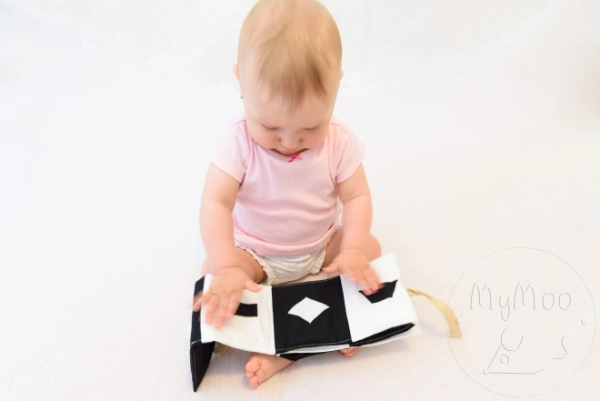 MyMoo Kontrastowe tekstylne leporello