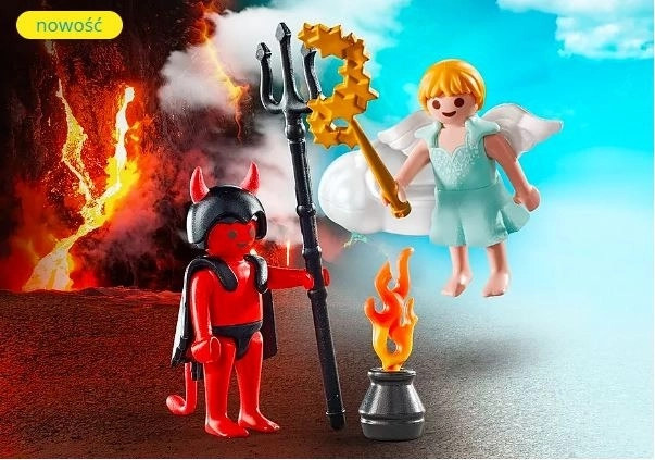 Specjalny Plus 71170 Zestaw figurek anioła i diabła