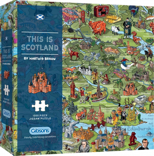 Puzzle To jest Szkocja 1000 elementów