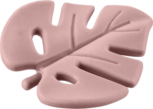 Silikonowy gryzak Leaf, Old Pink
