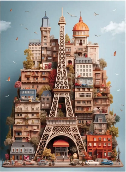 Puzzle Wieża Eiffla 1000 elementów