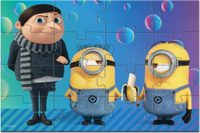 Magnetyczne puzzle Minionki Mały Gru