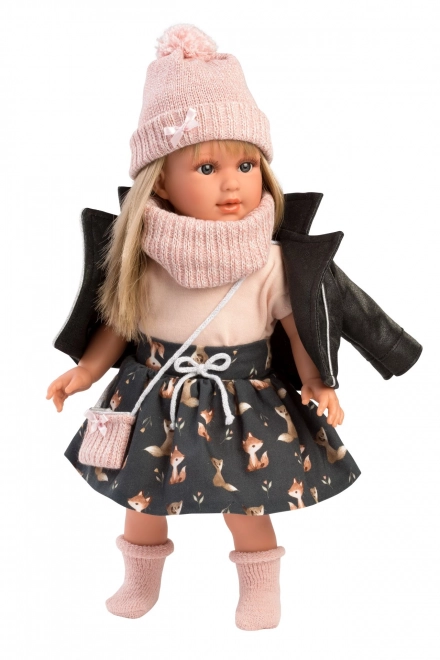Llorens 54040 CARLA - realistyczna lalka z miękkim materiałowym ciałem - 40 cm