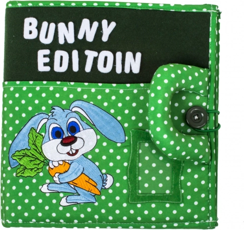 Interaktywna książeczka sensoryczna Quiet Book, Królik