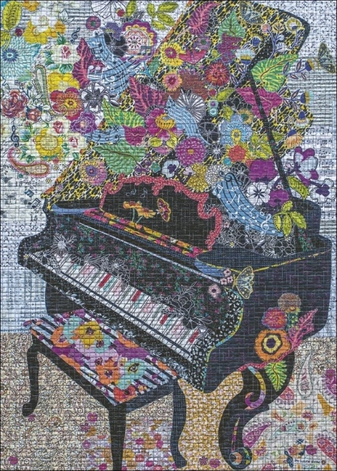 Puzzle HEYE Quilt Art: Fortepian 1000 elementów