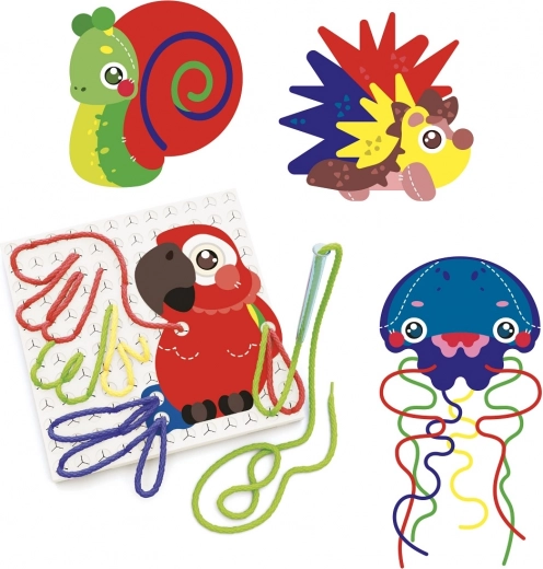 Kolorowe motywy zwierzątek