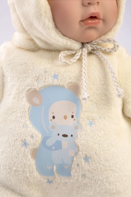 Llorens 14207 BABY ENZO - realistyczna lalka niemowlę z miękkim materiałowym ciałem - 42 cm