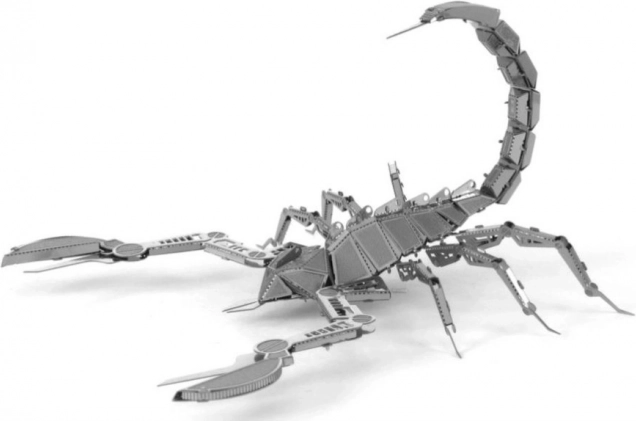3D metalowy model Skorpiona