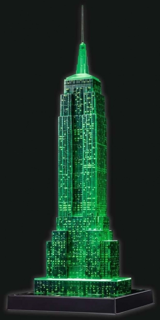 RAVENSBURGER Świecąca 3D układanka Edycja Nocna Empire State Building 216 elementów