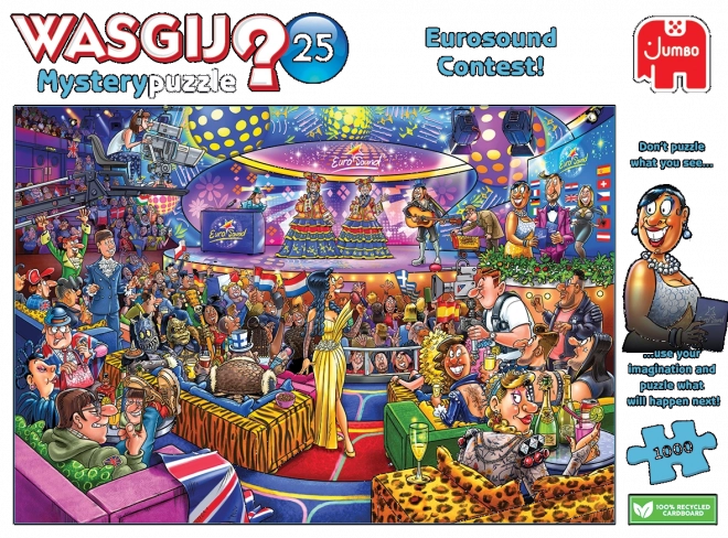 JUMBO Puzzle WASGIJ Mystery 25: Konkurs Eurosound! 1000 elementów