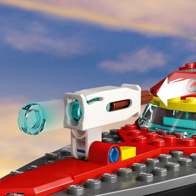 LEGOae City 60373 Łódź ratunkowa straży pożarnej i ponton
