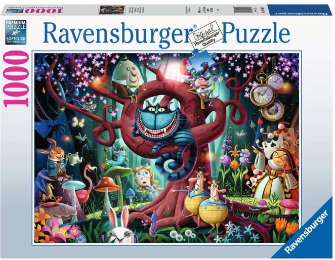 Puzzle 2D 1000 elementów – ALICJA W KRAINIE CZARÓW: Prawie wszyscy są szaleni