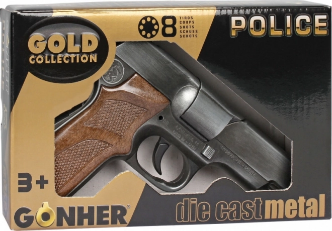 Metalowy policyjny pistolet