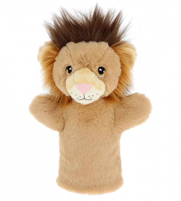 Keel Toys SE3076-1 Keeleco Lew - eko pluszowa pacynka na rękę 27 cm