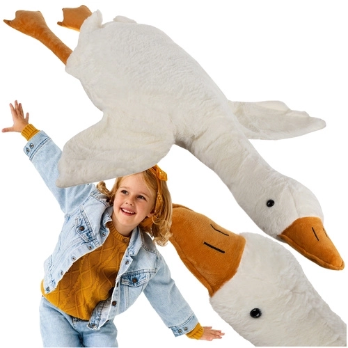 Duża pluszowa gęś dla dzieci 130 cm