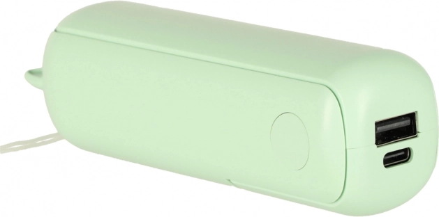 Mini przenośny składany USB wentylator zielony