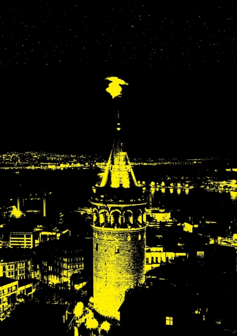 Świecąca układanka Galata Wieża 1000 elementów