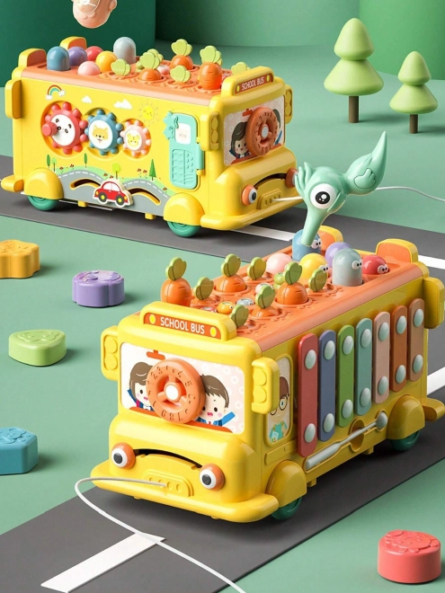 Interaktywny autobus Montessori 6w1