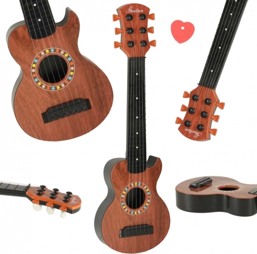 Klasyczna drewniana gitara dziecięca 6 strun 46,5 cm