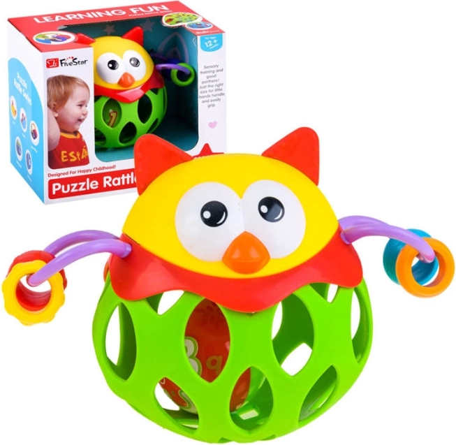 Dziecięca sensoryczna zabawka Sowa – Sowa