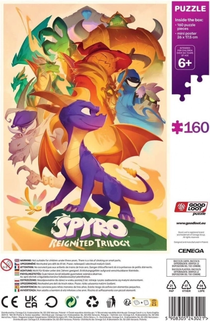 Puzzle Spyro Reignited Trilogy: Bohaterowie 160 elementów