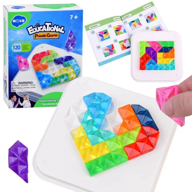 Kolorowa Diamentowa Układanka Puzzle