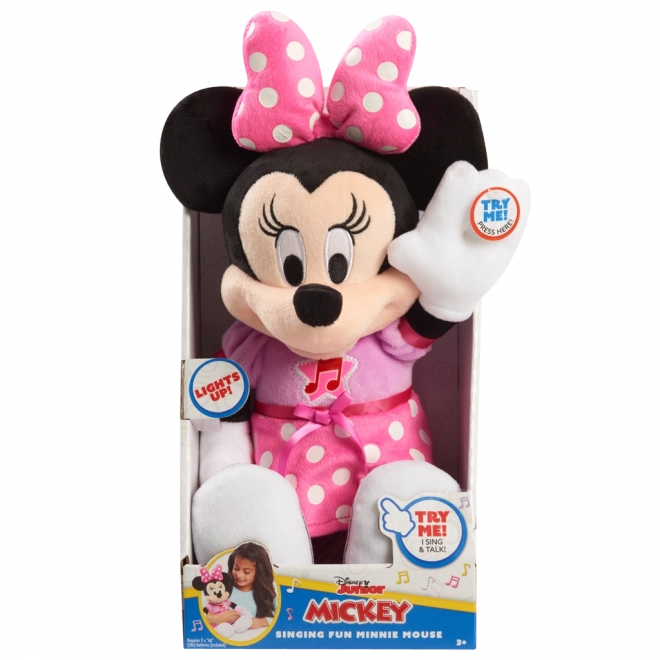 Śpiewająca pluszowa Minnie Mouse