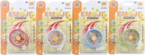 Metalowe jo‑jo z motywem emoji